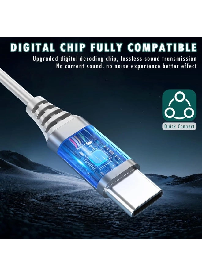 USB C Headphones Wired Earbud