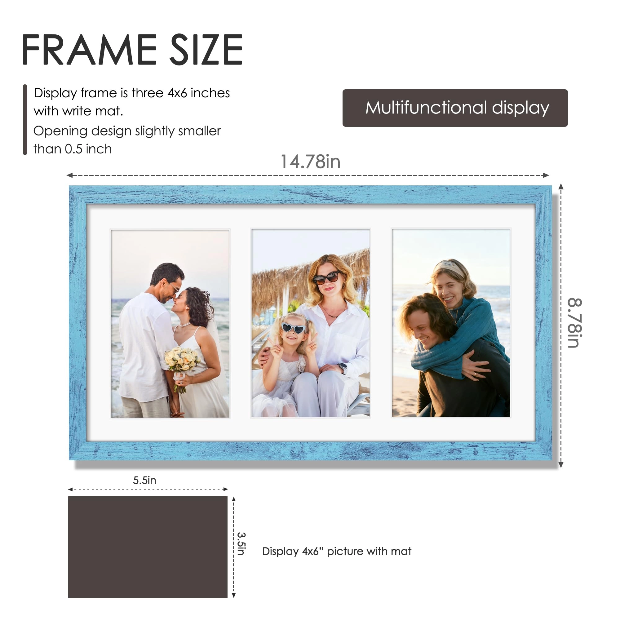 Collage Picture Frame - 8x14 3