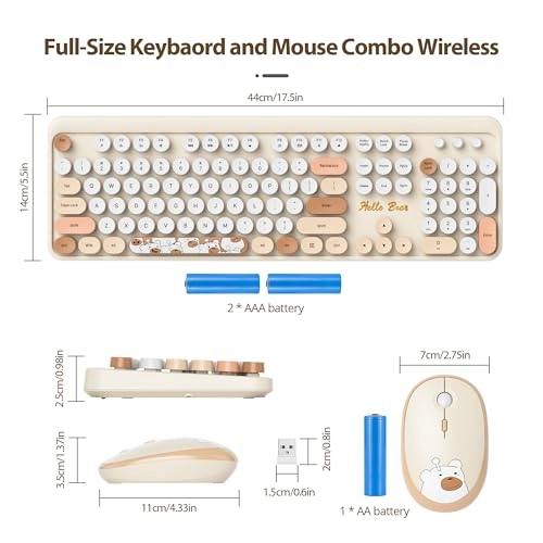 Wireless Keyboard & Mouse Set - US Wireless
