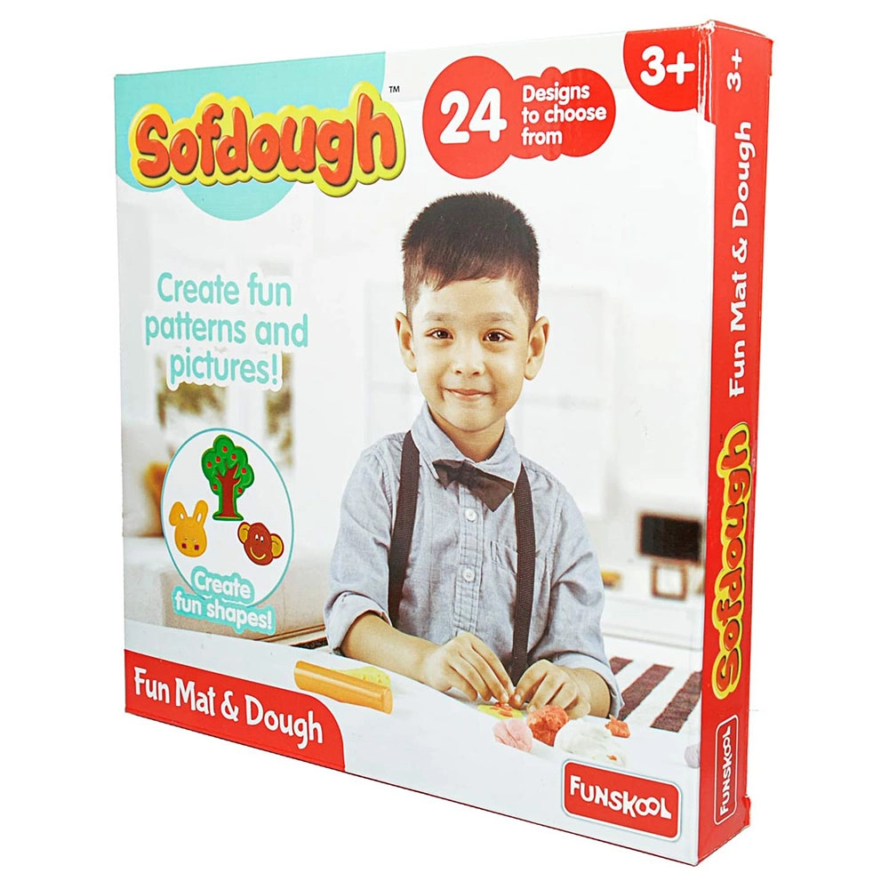 Funskool Sofdough Mat & Dough - 3+
