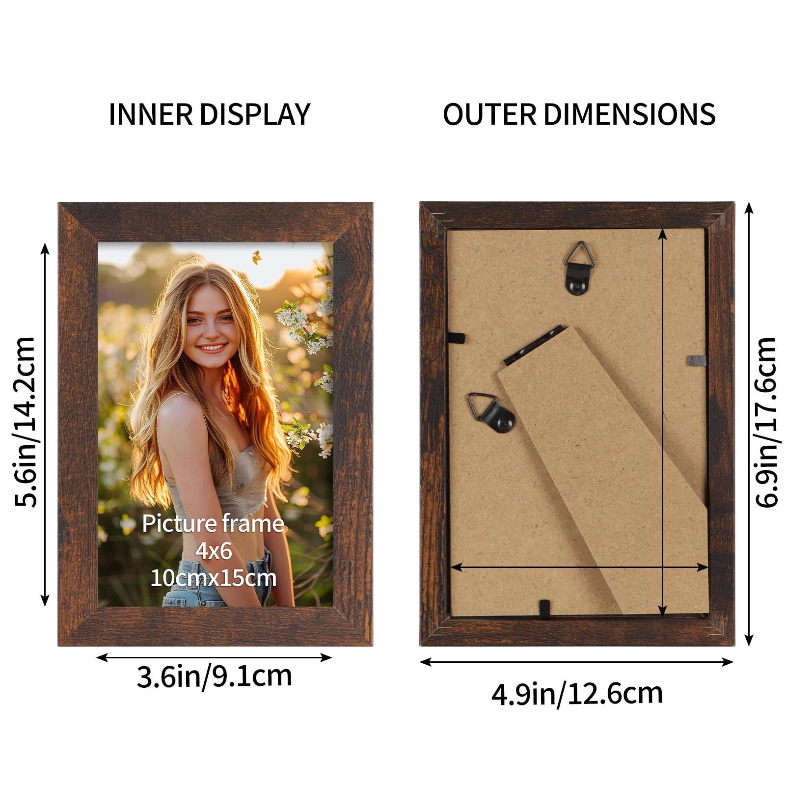 Picture Frame - 4x6 Pack