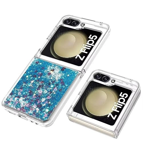 Sparkle Floating Liquid Case - Polyurethane Silicone for Samsung Galaxy Z Flip 5