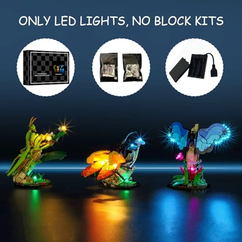 LED Light Kit for LEGO The Insect Collection 21342 - Plastic 1
