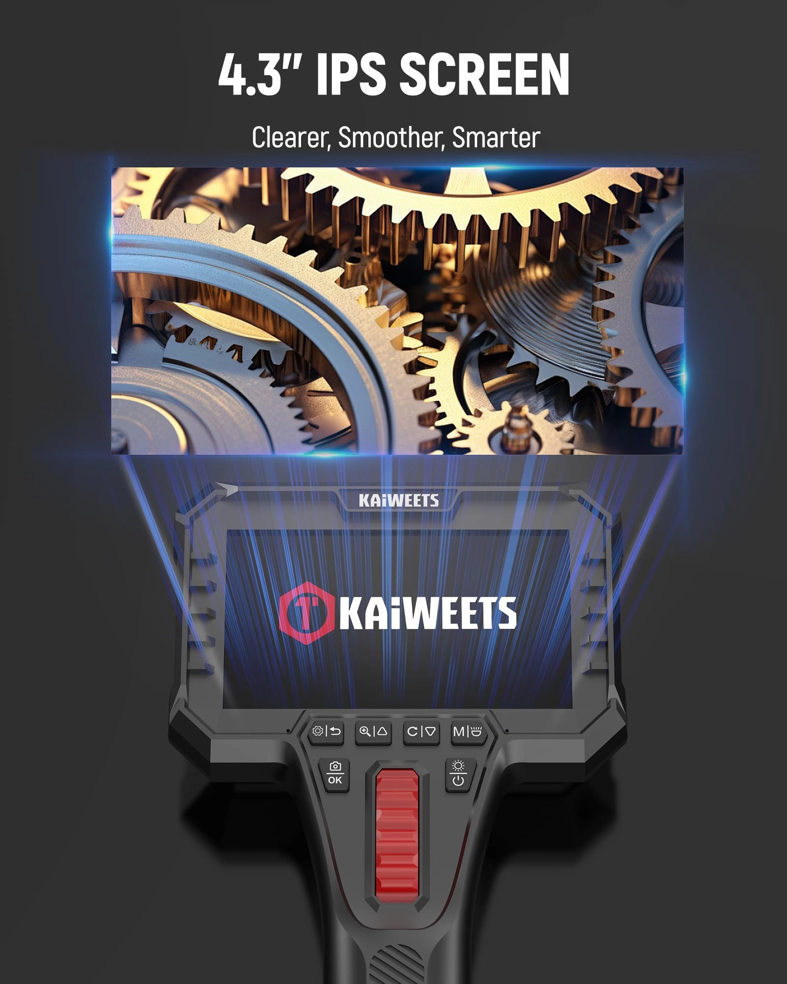 Two-Way Articulating Borescope Camera - 0.25in 5.3FT