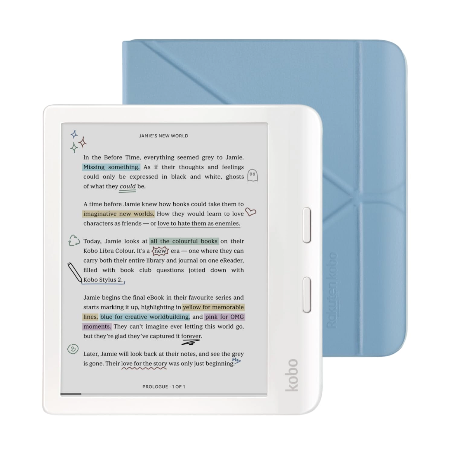 Libra Colour - 7 Inches 32GB Case Bundle