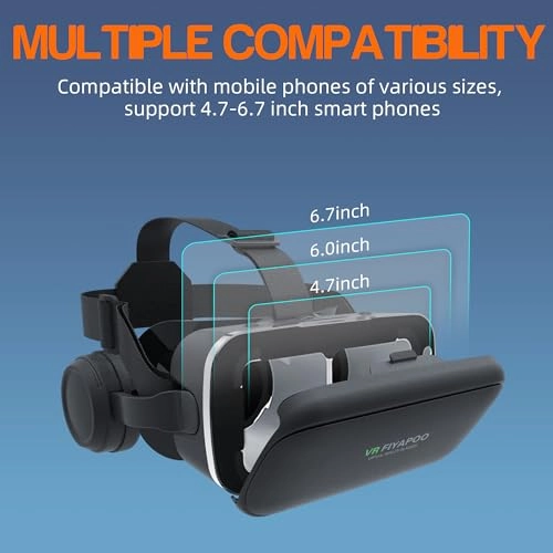 VR headset - HiFi Headphones 180 Degrees