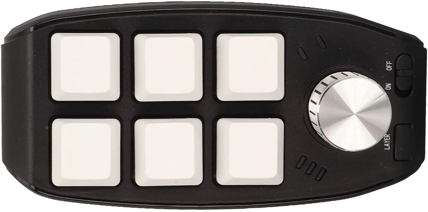 LCKCQ 6 Key Mini Keypad - Programmable Bluetooth