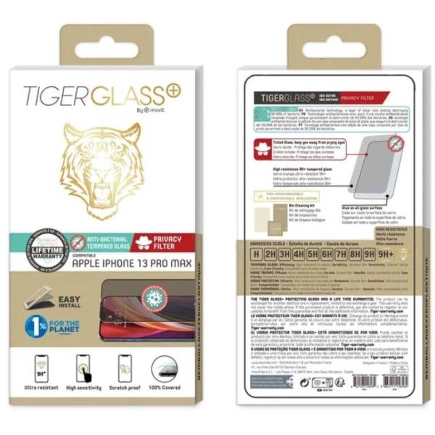 Tiger Glass Privacy Screen Protector iPhone 13 Pro Max