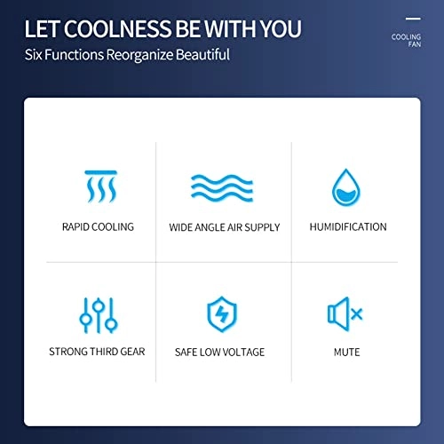 3 in 1 USB Mini Desktop Air Conditioner - 500ML 3 gears