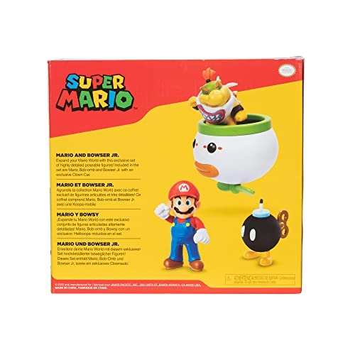 Mario + Bowser Jr. Clown Car (410314) 2 pcs