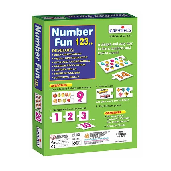 Number Fun 123 + Match 'N' Learn - 3+