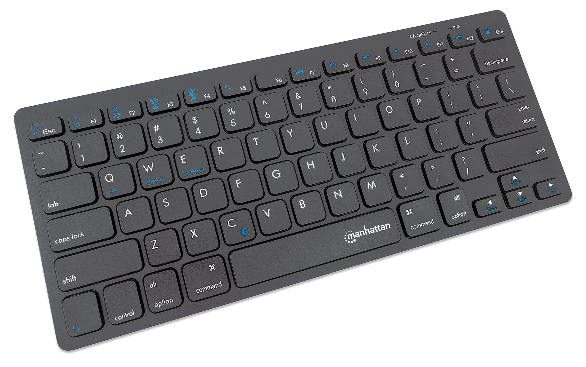 Manhattan Small Slim Bluetooth Keyboard - QWERTY Bluetooth