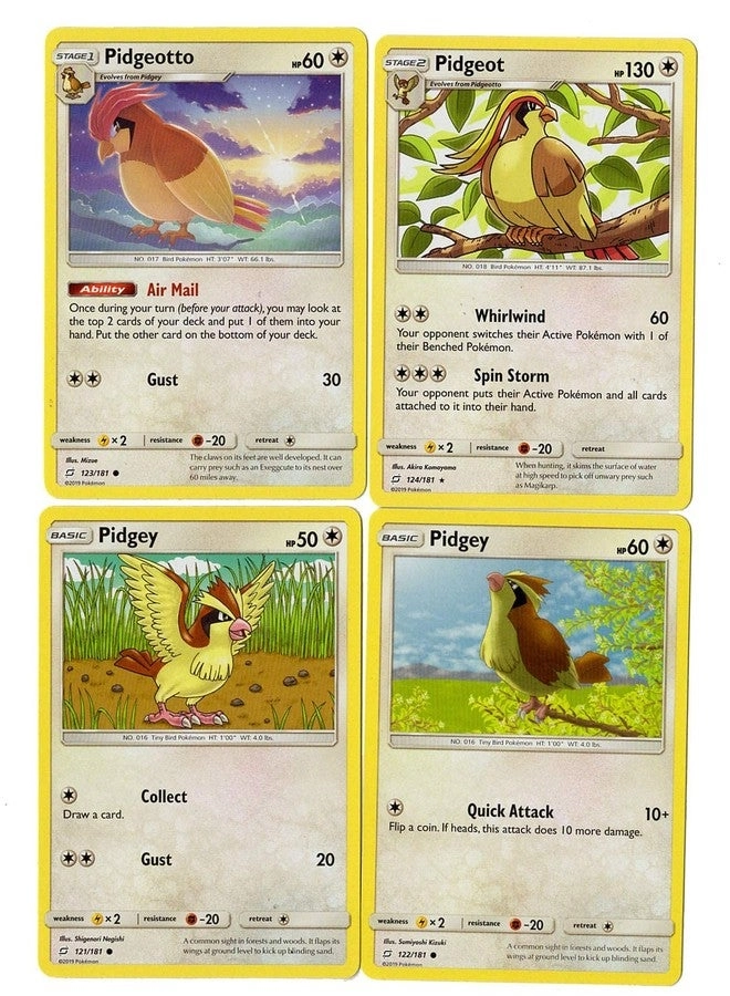 Pokémon Pidgeot 124/181 - Rare Evolution Sun Moon