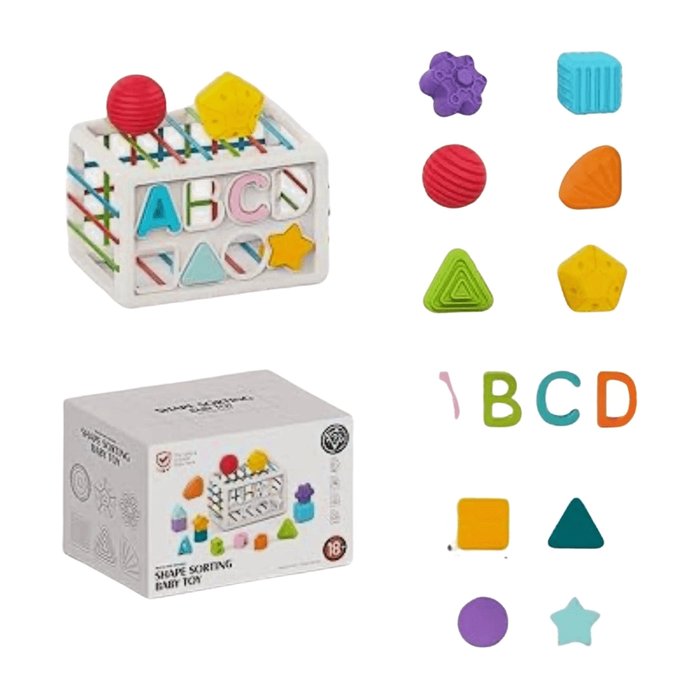 Baby Shape Sorter - 1-3 years 14 pieces