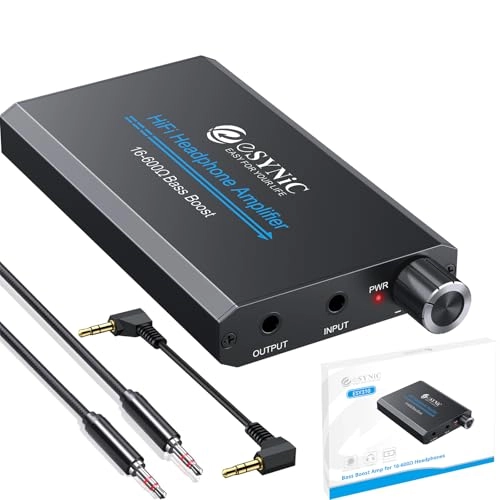 Headphone Amplifier - 16-600Ω Portable USB-C