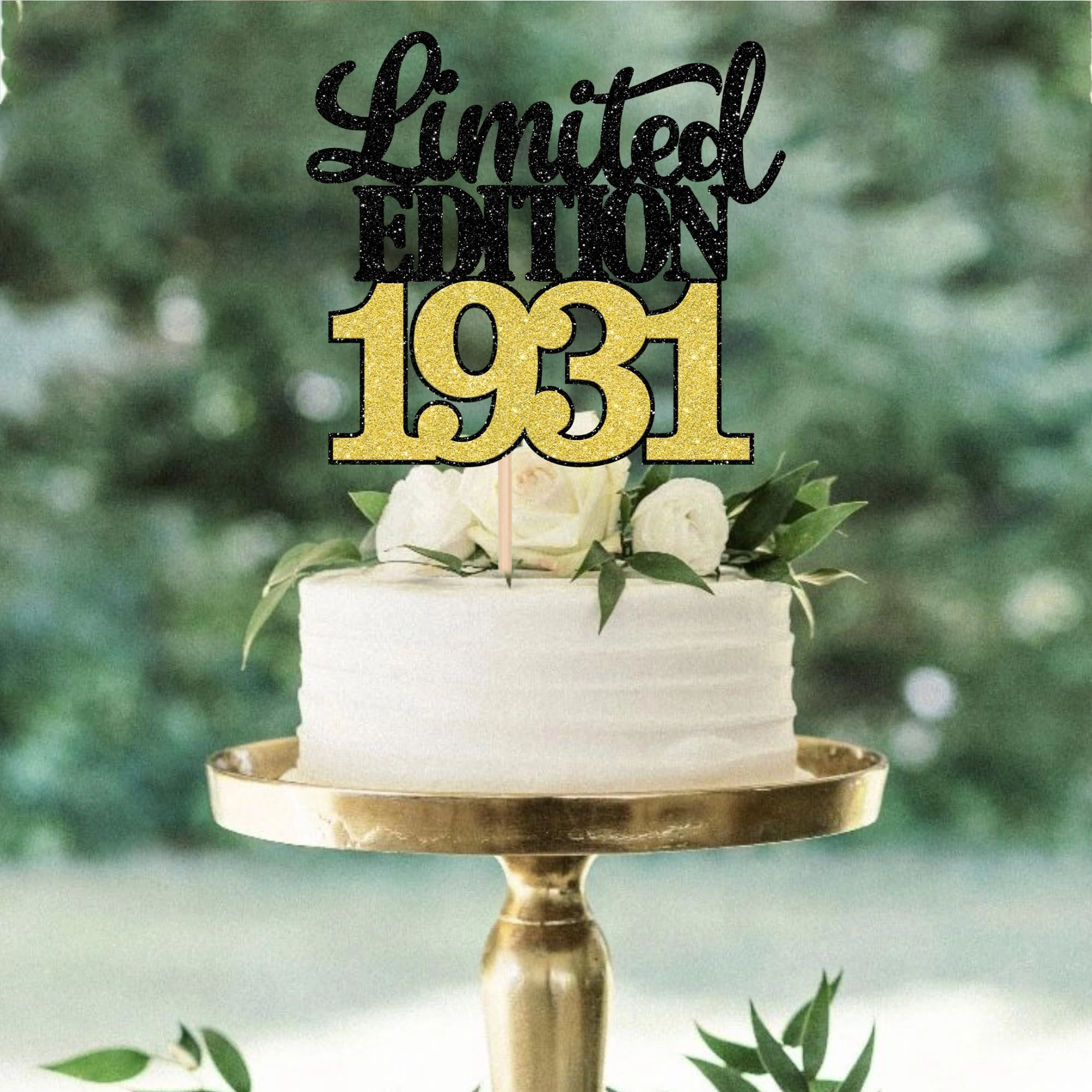 Limited EDITION 1931 Cake Topper - 1 Pack 95th Birthday