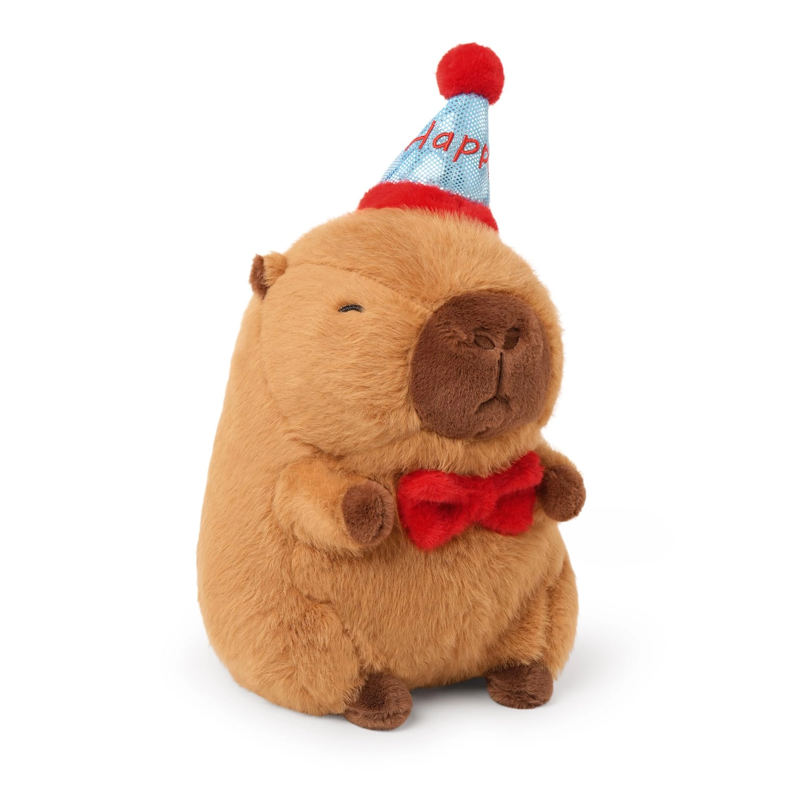 Capybara Plush - 9 inch Strawberry Hat