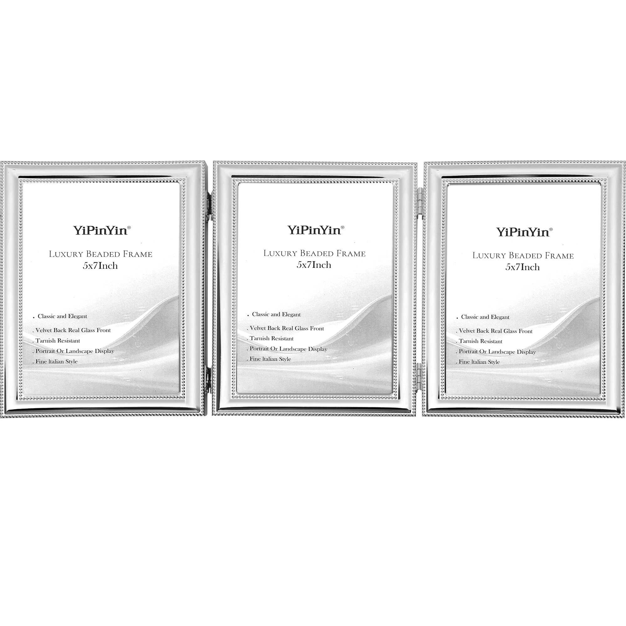 Hinged Triple Picture Frame - 4x6Inch (Triple)