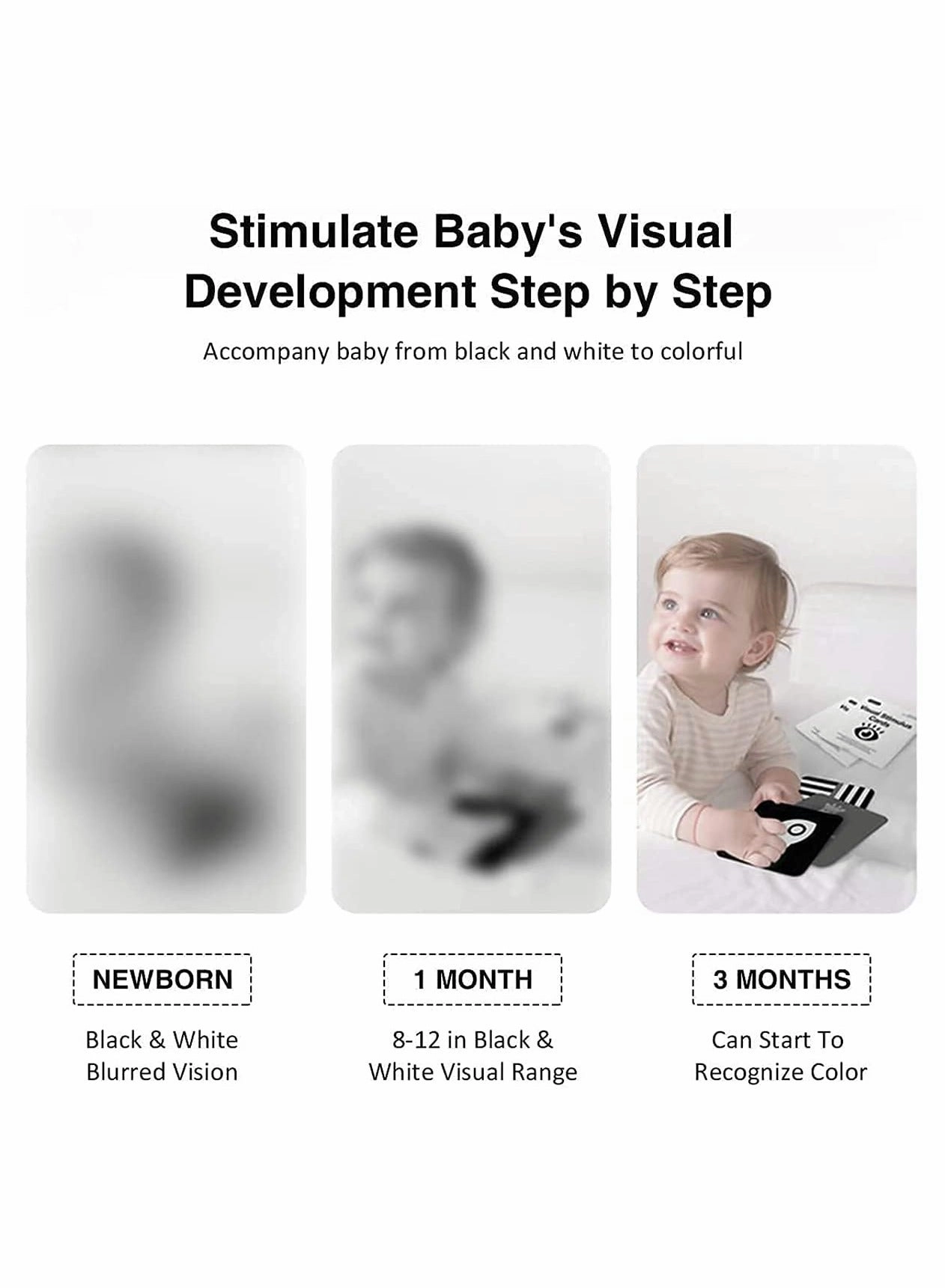 Black and White Letter Cloth Book