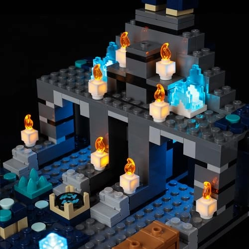 LED Lighting Kit for LEGO Minecraft The Deep Dark Battle 21246