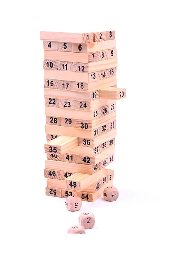 Wooden Tower - 54 pcs