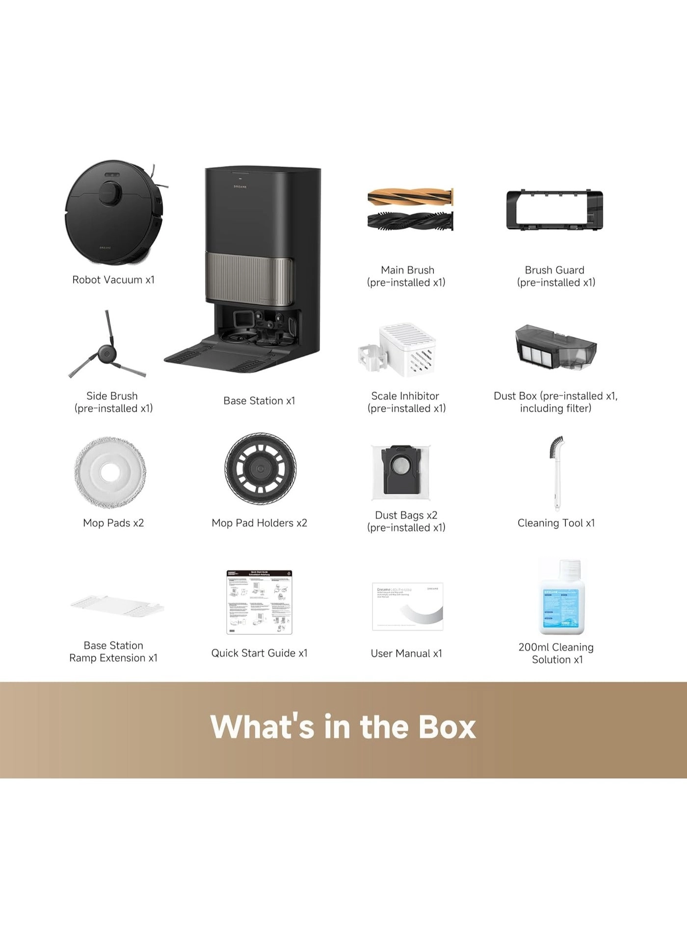 L40s Pro Ultra - Robot Vacuum and Mop Combo Black