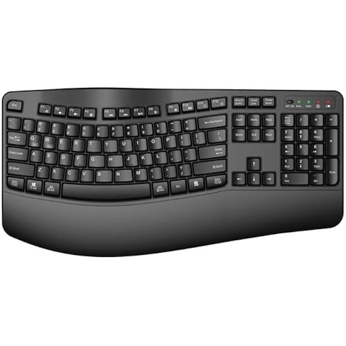 ERGONOMIC WIRELESS KEYBOARD - Wireless