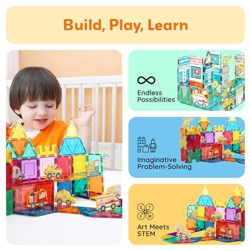 Magnet Building Blocks - 8pcs Metro