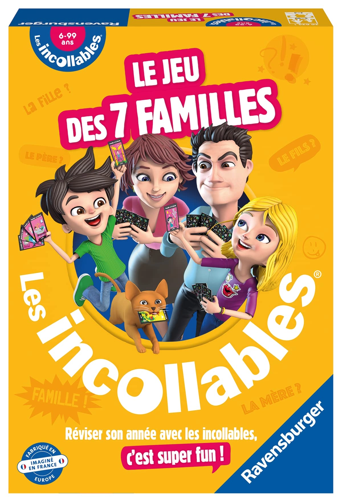 Ravensburger Card Game of 7 Families Incollables - French 5 years and up 1 piece(s)