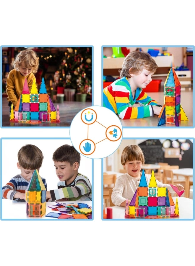Magnetic Tile Rocket Set - 36 pcs