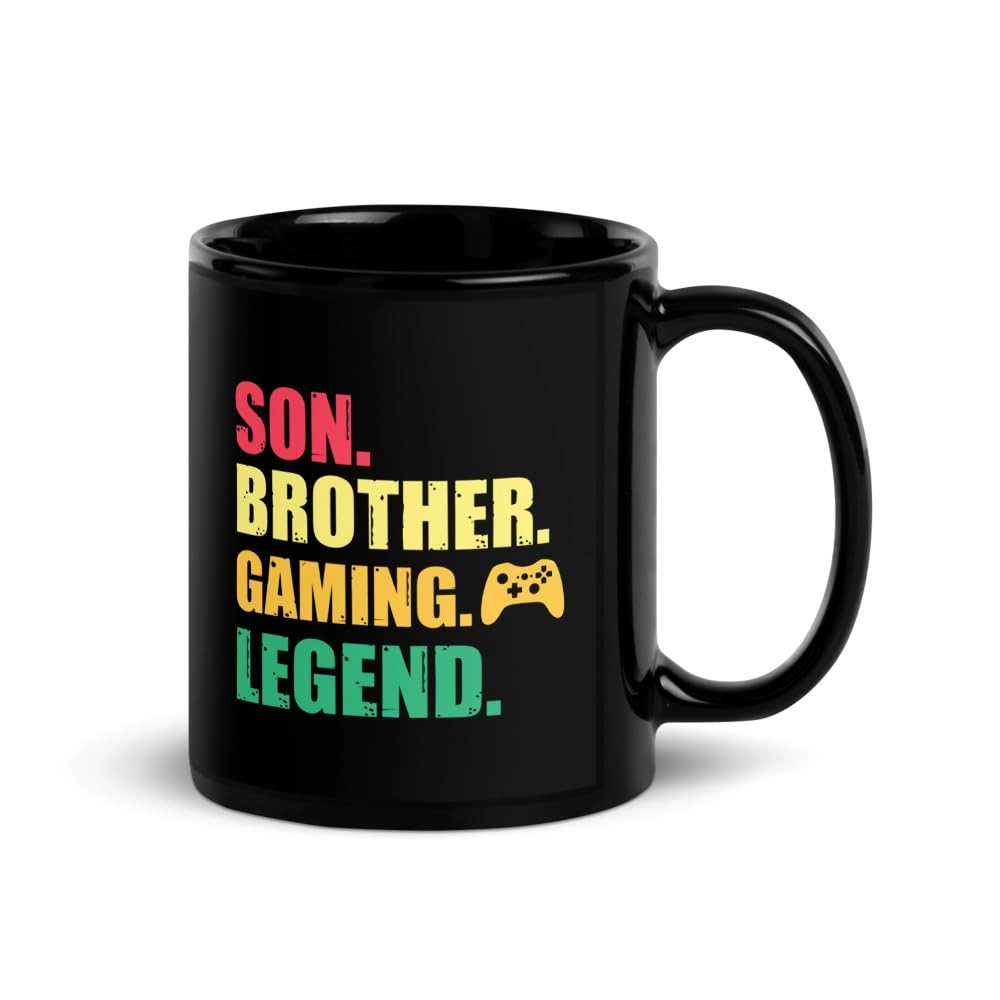 Teegarb Letter Blanket Novelty Brother Gaming Mug - 1 pcs Glossy