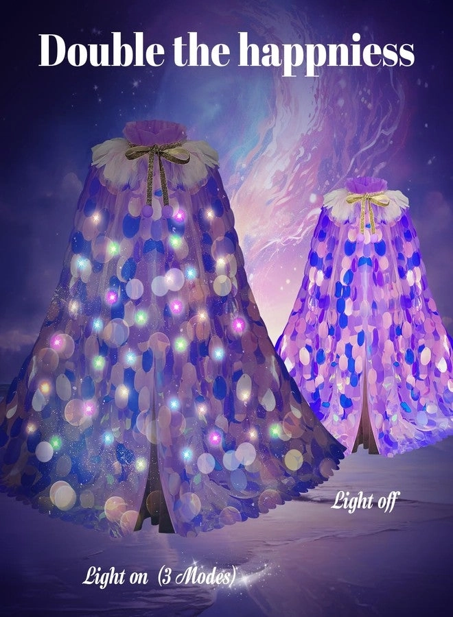 Princess Dress Up - Rainbow Mermaid 9 Pcs Little Girls 3-8 Years 8 Gift Set