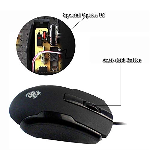 RAAVEE Left Handed Mouse - Wired