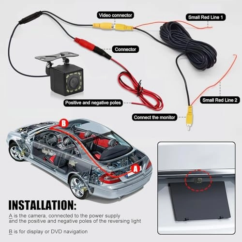 Reversing Camera - Night Vision RCA 720P