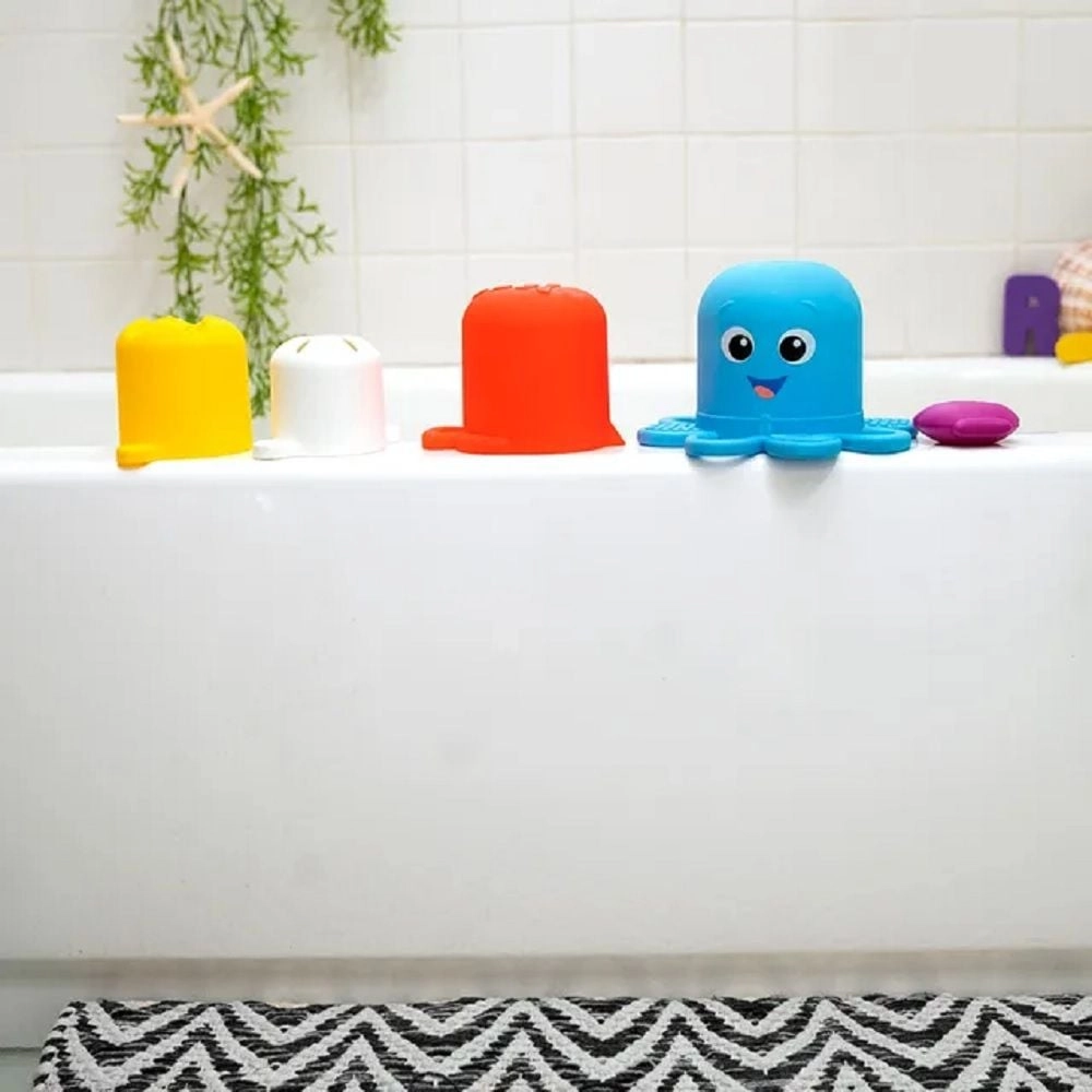 Opus's Stack & Stream Sensory Stacking Cups - Suitable for 3 months & above 5-piece