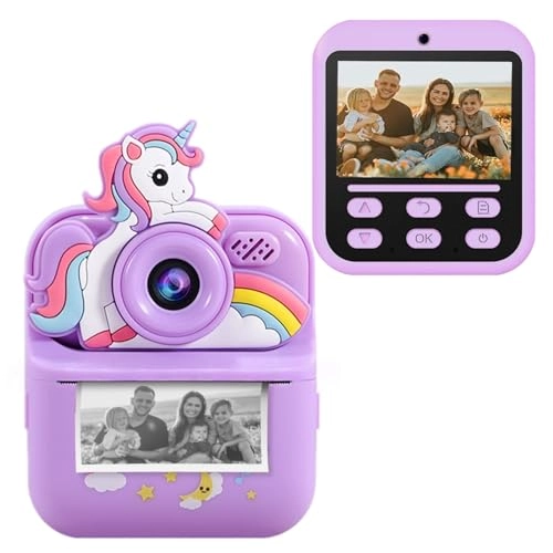 Instant Print Camera - 64G 48MP 1080P