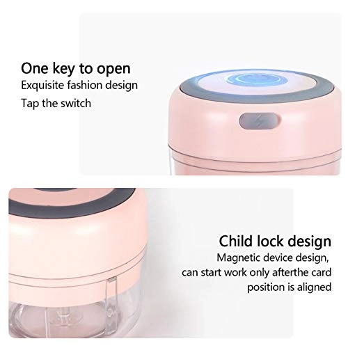 Mini Electric Food Chopper - 250ml USB charging