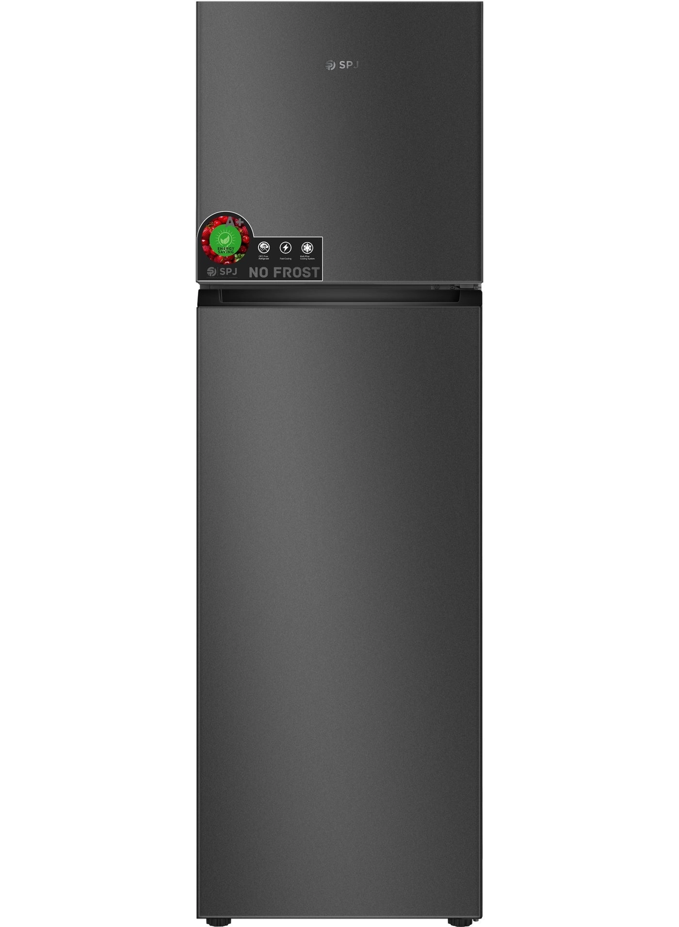 SPJ Top Mount Refrigerator - Total No Frost Adjustable Glass Shelves