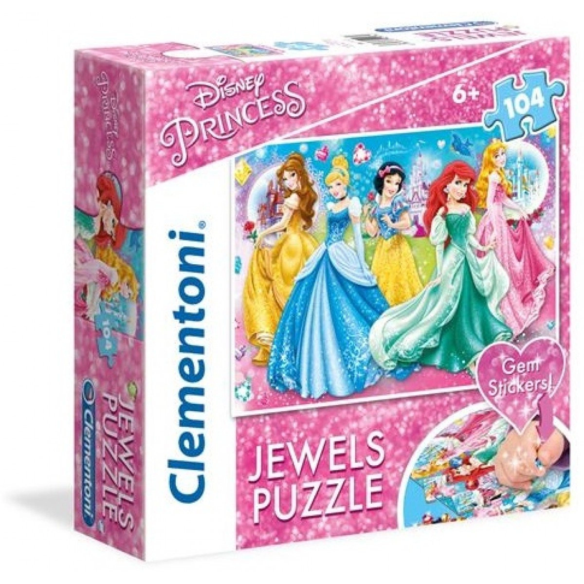 Clementoni Disney Princess Charmed Puzzle (ALGT-25057CLEMEN) - 104 pcs
