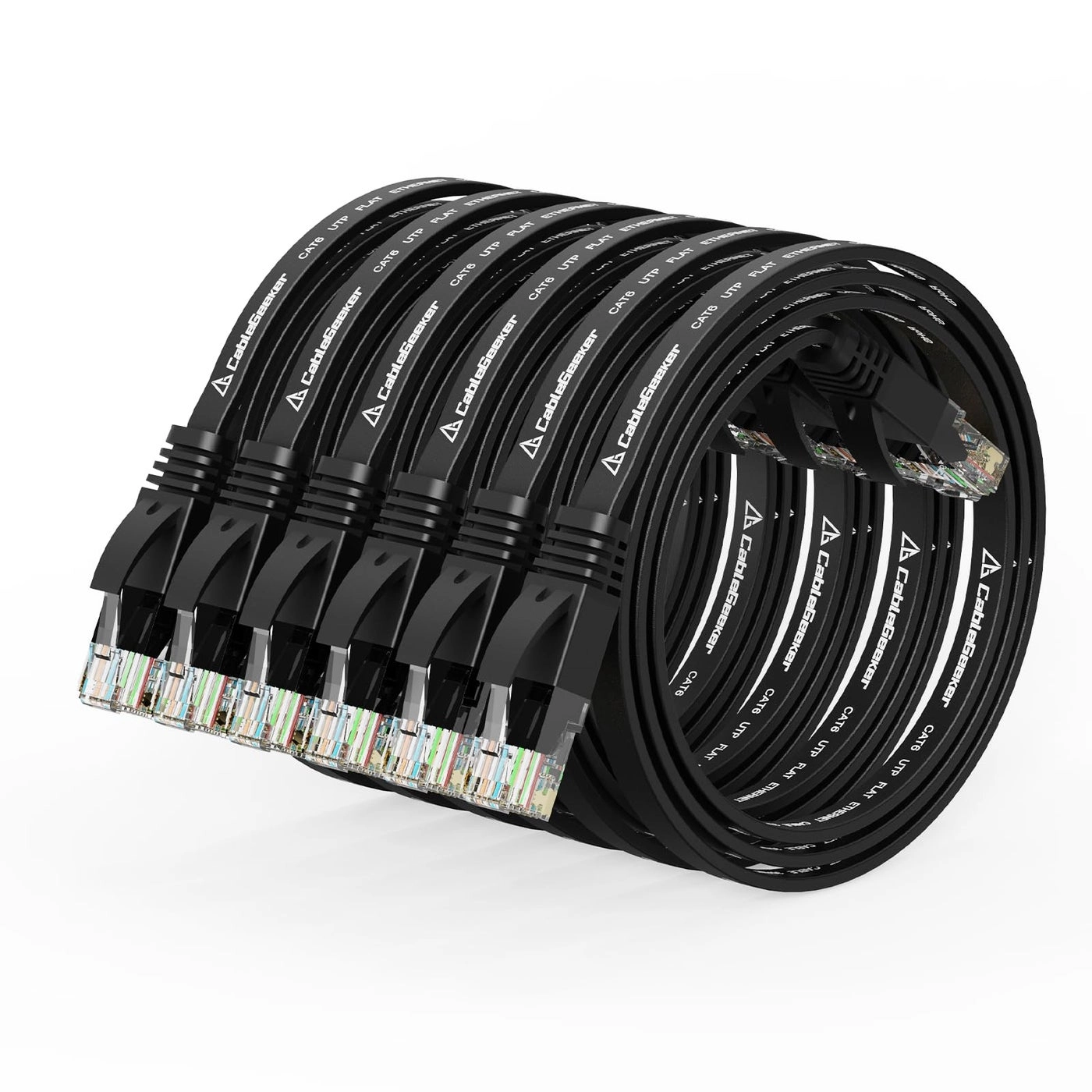 CableGeeker Cat 6 Ethernet Cable - 1.5ft Pack