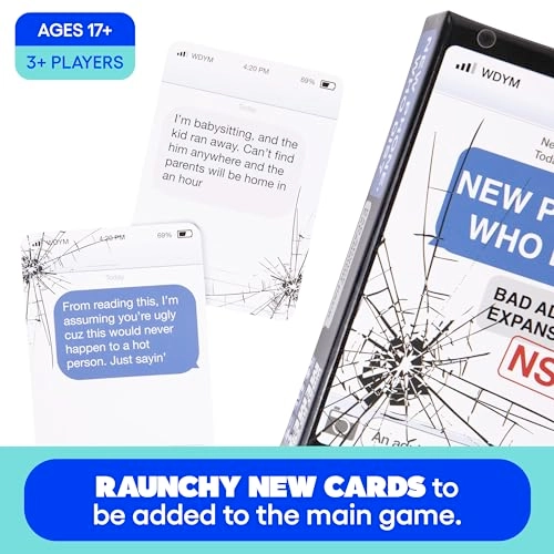 New Phone, Who Dis? Bad Advice NSFW Expansion Pack - 1 17 years and up English