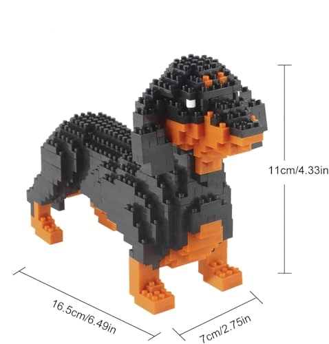 Dachshund Micro Building Block Set (6618-2)