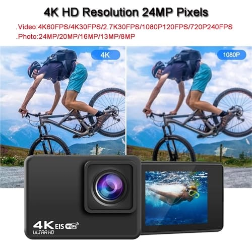 Action Camera - 4K 60FPS Pack