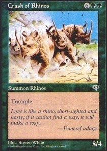 Wizards of the Coast Crash of Rhinos - Mirage