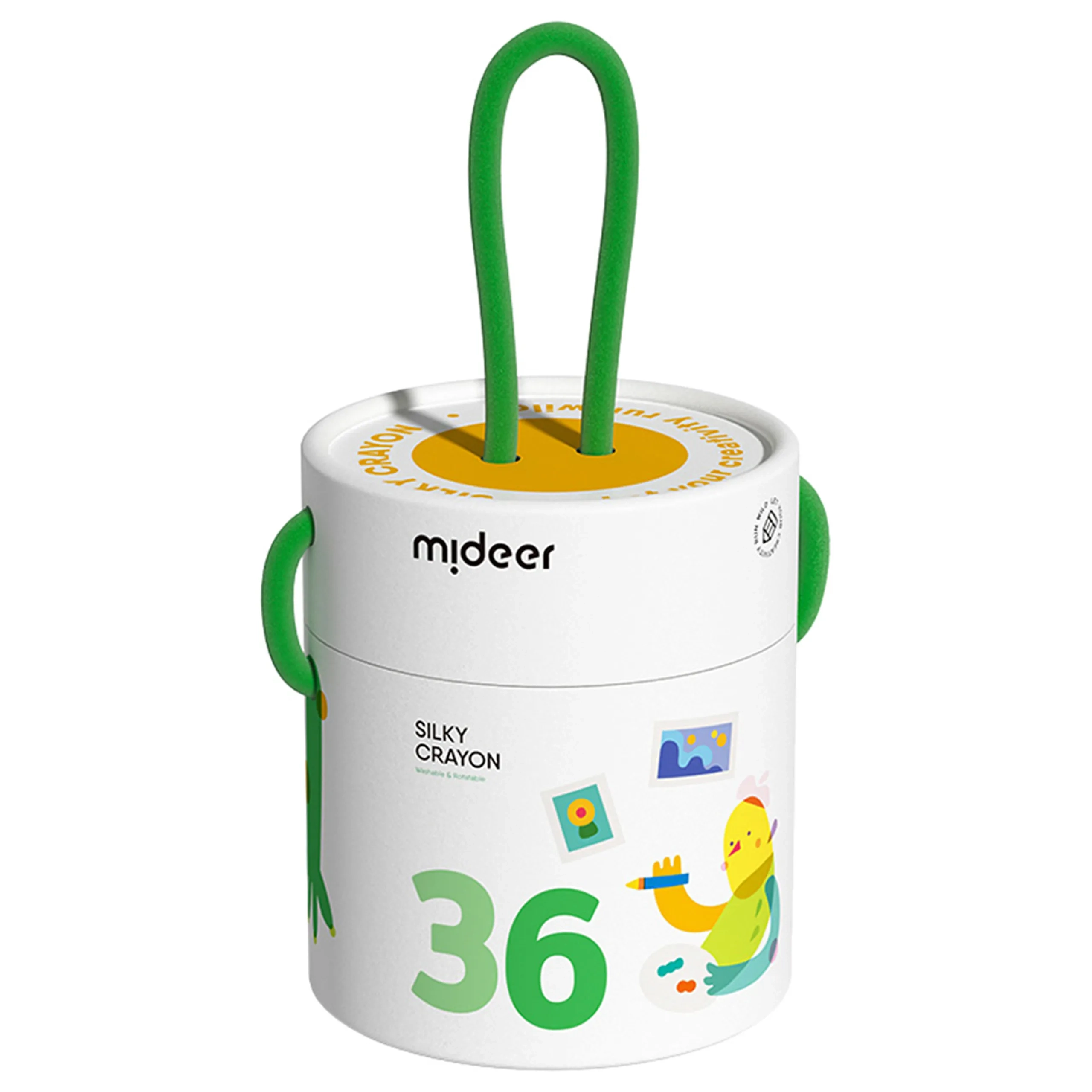 Mideer Washable Rotary Crayons - 36 Colours