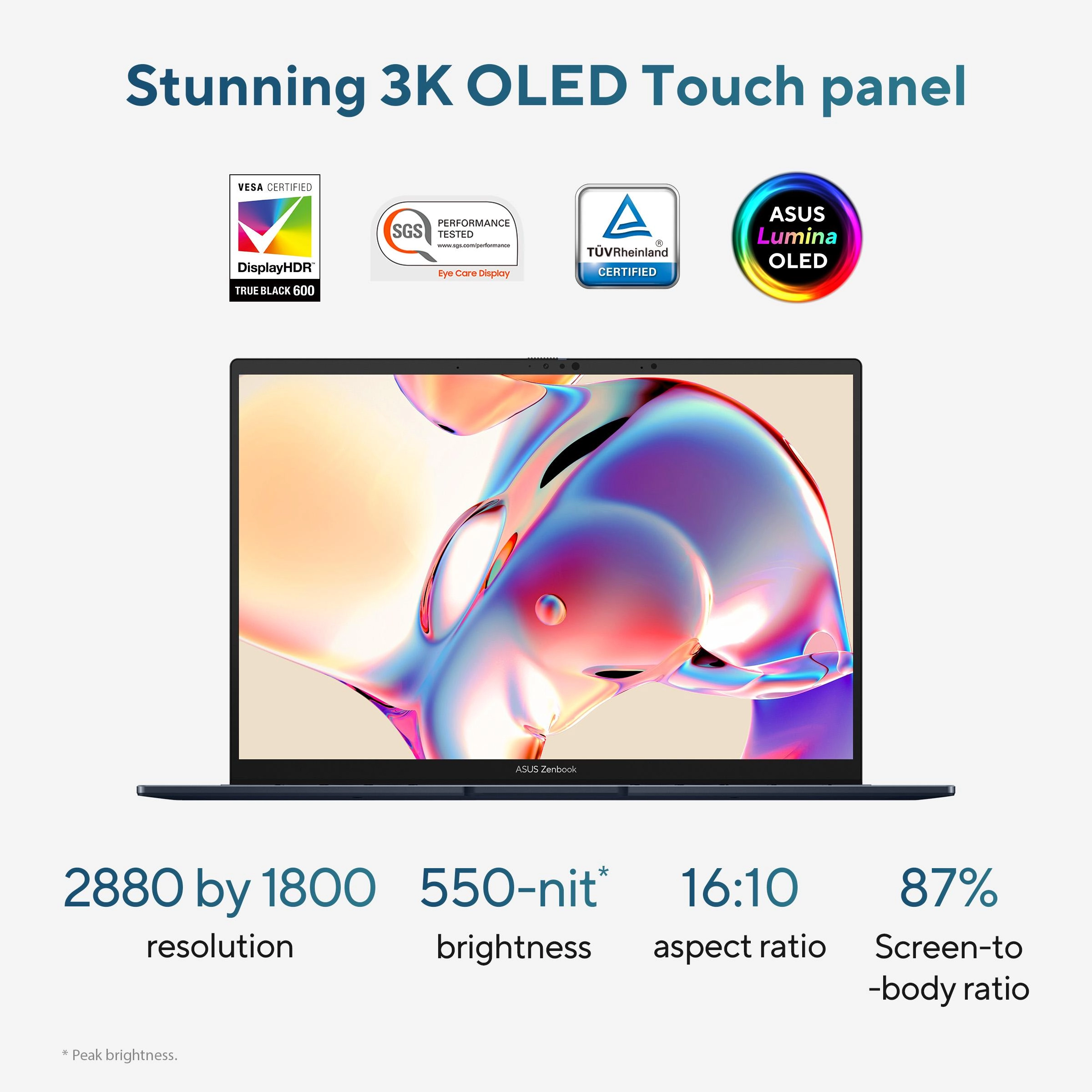 Zenbook 14 OLED - 14'' Ultra 7-155H 16GB DDR5 1024GB SSD