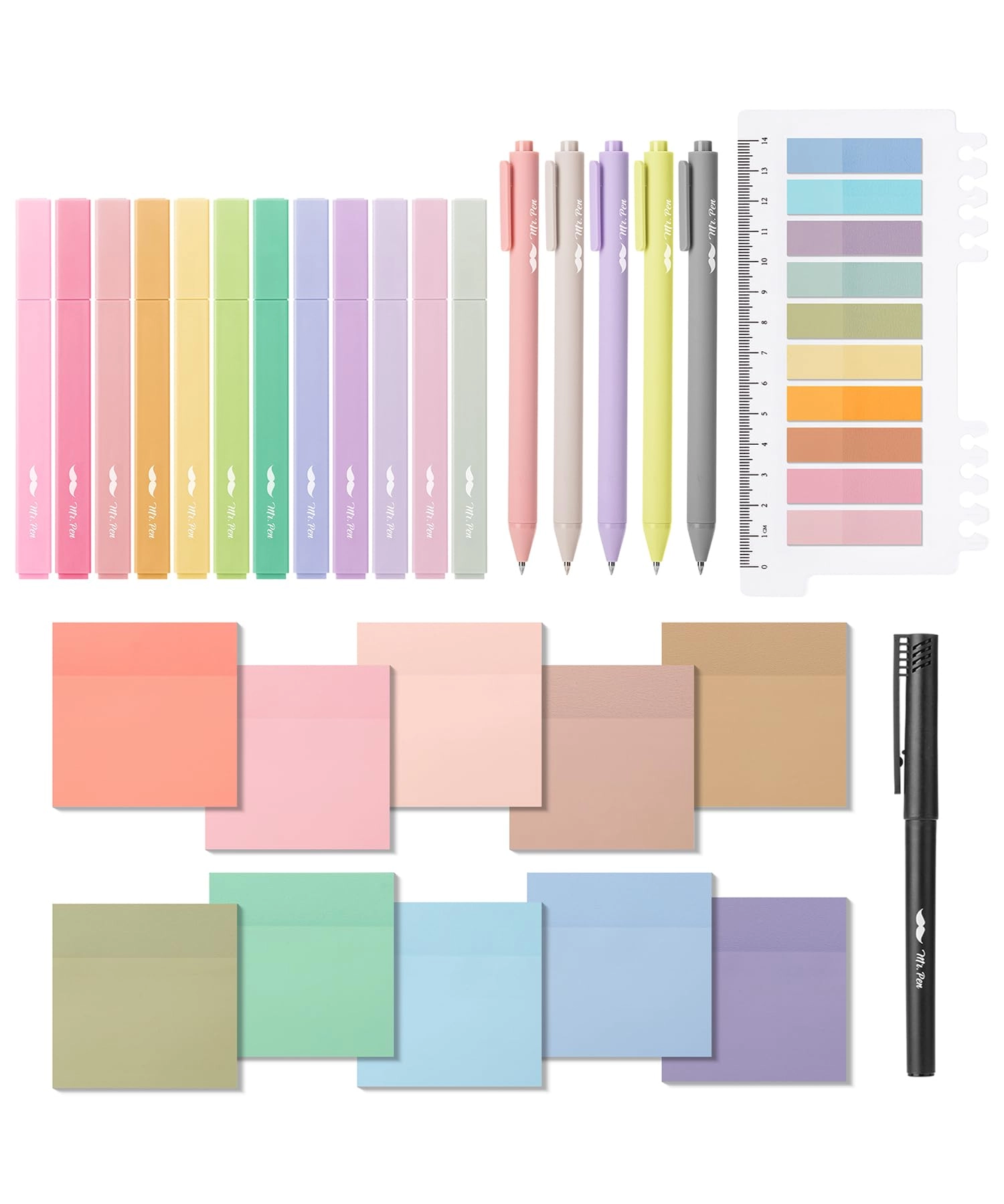 Mr. Pen Aesthetic Book Annotation Kit - 38 pcs