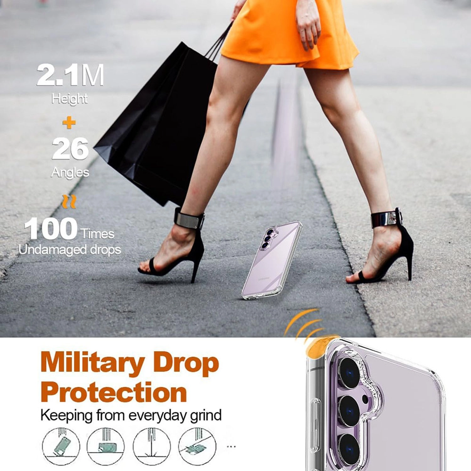 Galaxy S24 Case - Clear Back for Galaxy S24