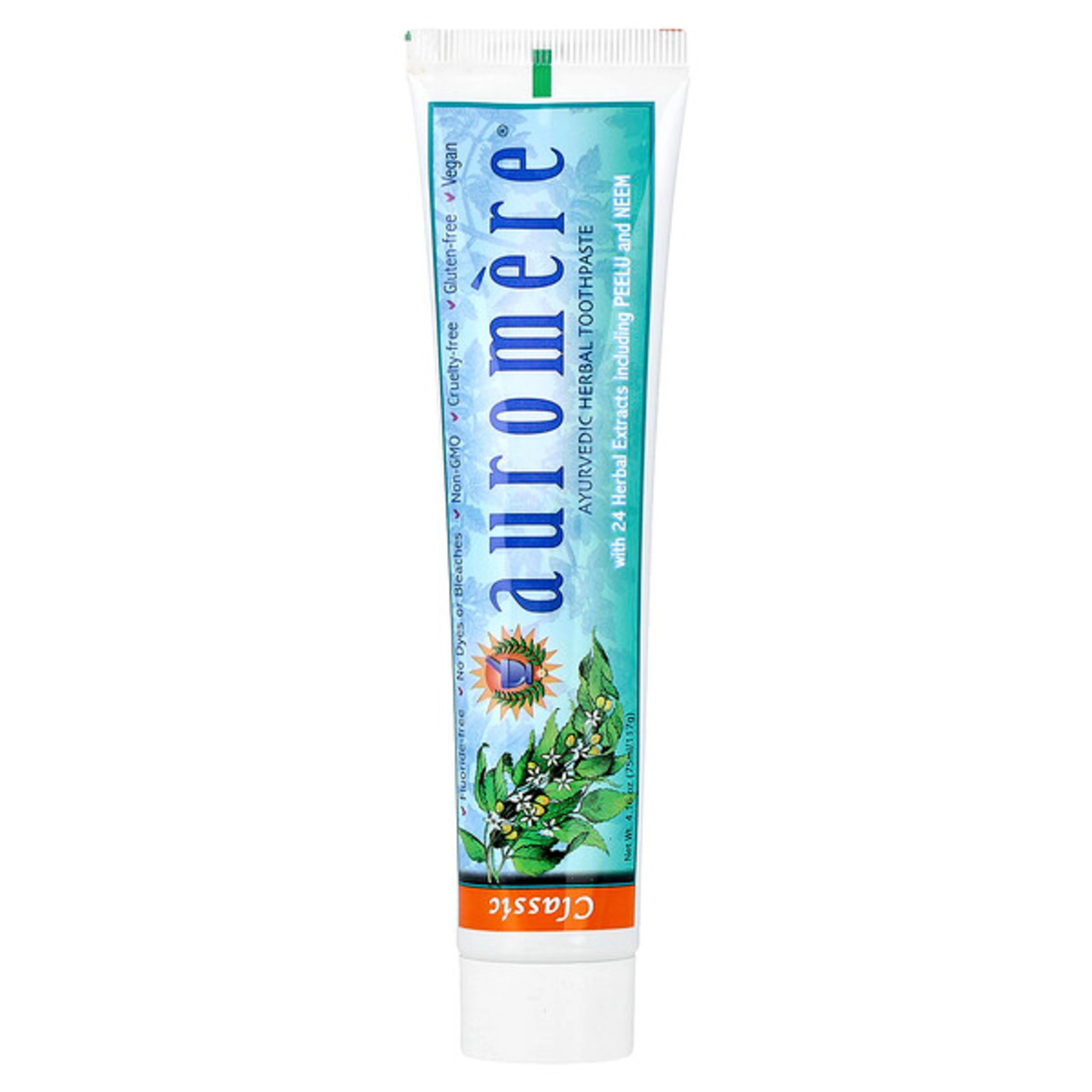 Auromere Ayurvedic Herbal Classic Toothpaste 117 g