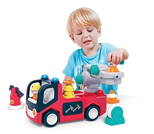 Early Learning Fire Engine - Lights & Sounds Extendable Ladder